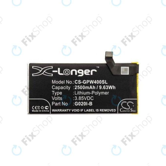 Μπαταρία για Google Pixel 4, G020I-B, 2500mAh, HQ