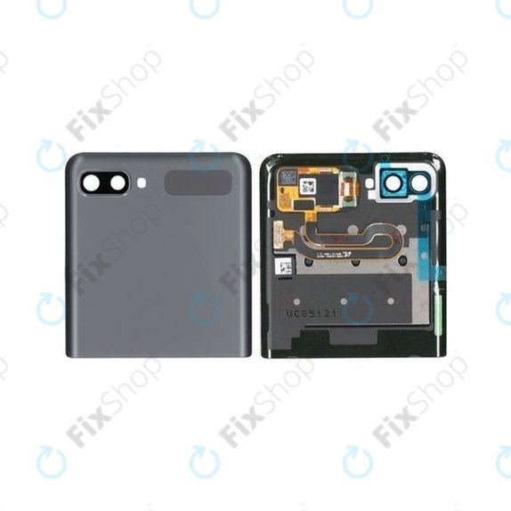Συγκρότημα οθόνης για Samsung Z Flip 5G, F707B, GH96-13806A, Mystic Gray, External, Service Pack
