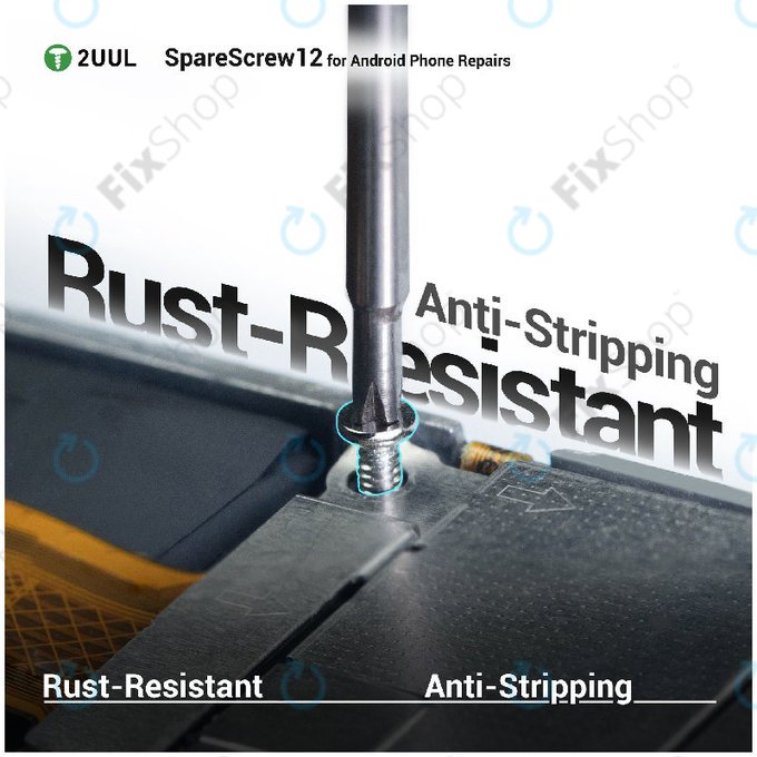 Σετ βιδών Phillips για επισκευή Android, 2UUL SC12, 1200τμχ/πακέτο