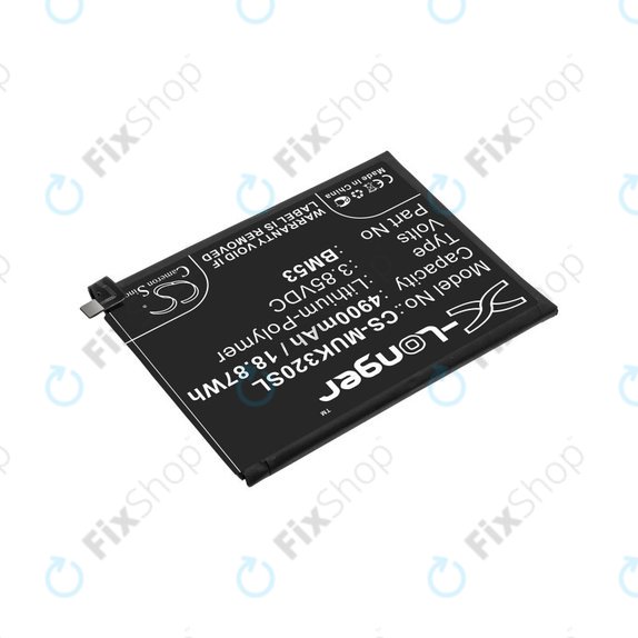 Μπαταρία για Xiaomi Mi 10T 5G M2007J3SY, 4900mAh, Li-Pol, 3.85 V, BM53, HQ
