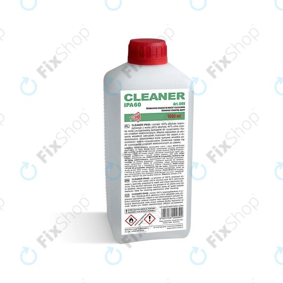 Ισοπροπανόλη 60%, 1000 ml, Cleanser IPA