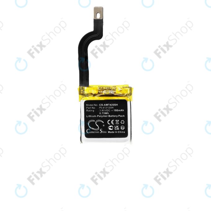 Μπαταρία για Amazfit GTR 42mm, 190mAh, Li-Pol, 3.85V, PL412120H, HQ