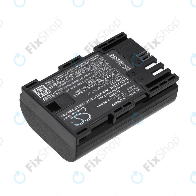 Μπαταρία για Canon EOS 5D Mark II, EOS 7D, EOS 70D, 2000mAh, Li-Ion, 7.4V, LP-E6, HQ