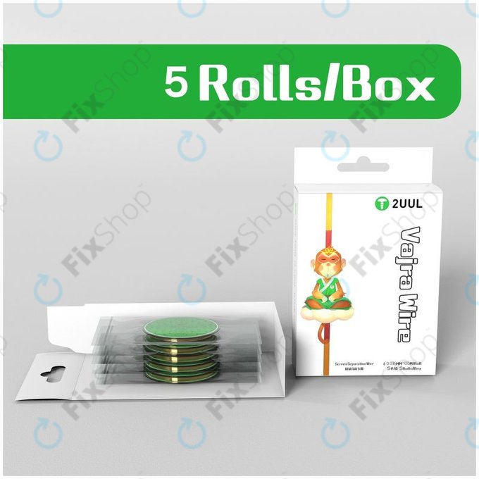 Καλώδιο Διαχωρισμού Οθόνης LCD Υπερ-λεπτό - 0.035mm x 100m (5τμχ) για 2UUL - Vajra Wire