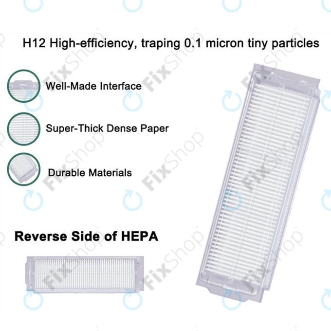 Φίλτρο Σκόνης (2τμχ) για Xiaomi Mi Robot Vacuum Mop Pro (P) | 2 Lite | 2 Pro | 2S | Viomi V2 Pro | V3 | SE