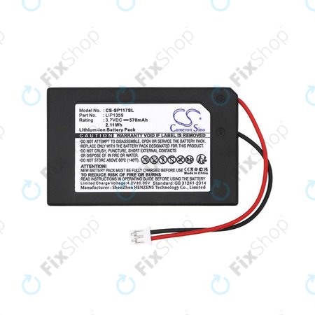 Μπαταρία για Sony Dualshock 3, 570mAh, Li-Ion, 3.7V, LIP1359, HQ