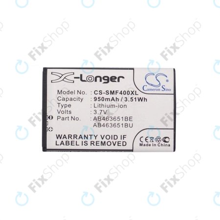 Battery για Samsung Chat 322 | AB463651BC | 950mAh | HQ