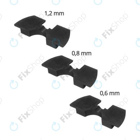 Αποσβεστήρες Δόνησης (3τμχ) για Xiaomi Mi Electric Scooter 1S | 2 M365 | Essential | Pro | Pro 2 | Μαύρο | Black