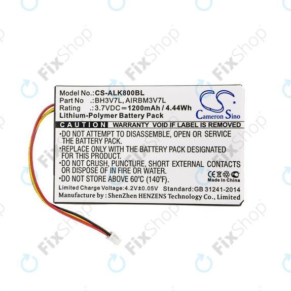 Μπαταρία για Autec Air A4, A6, A8, 1200mAh, Li-Pol, 3.7V, BH3V7L, AIRBM3V7L, HQ