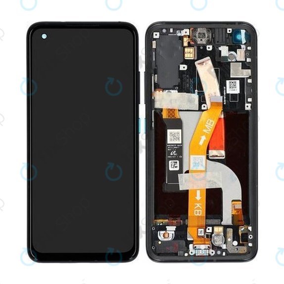 Συγκρότημα οθόνης για Asus Zenfone 8, ZS590KS, Obsidian Black, Service Pack