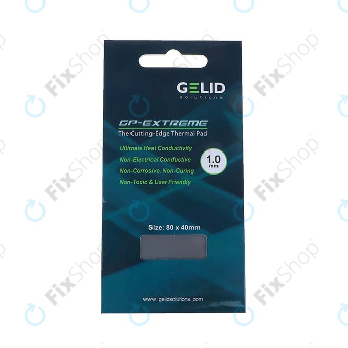 Θερμοαγώγιμο pad GELID GP-Extreme, 12 W/mK, 80 × 40 × 1.0mm
