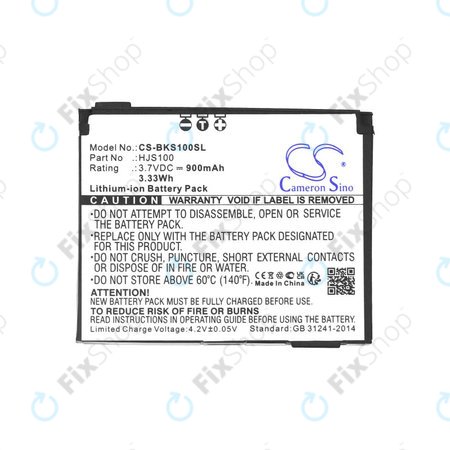 Μπαταρία για Becker HJS 100, HJS100, Li-Ion, 3.7V, 900mAh, HQ