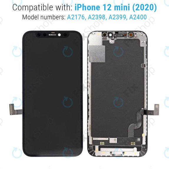 Οθόνη για iPhone 12 Mini, Αφής με πλαίσιο, Refurbished