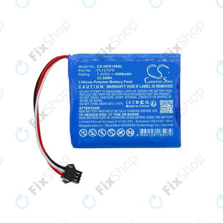 Μπαταρία για Hantek DSO-1062B, DSO-1202B, DSO-1202S, 4500mAh, Li-Pol, 7.4V, PL727076, HQ