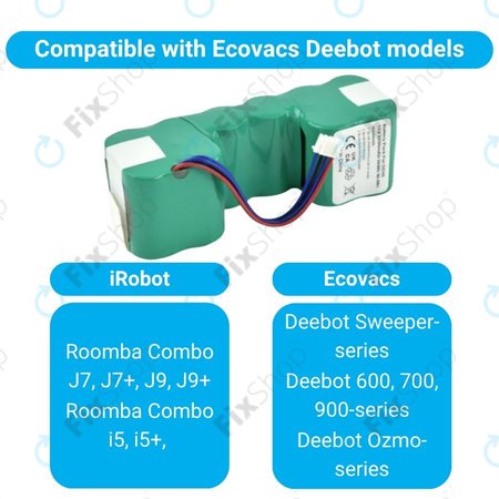 Μπαταρία για Ecovacs Sweeper DD35, DM88, DM88, 12.0V, 3000mAh