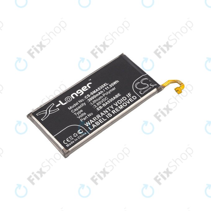 Μπαταρία για Samsung A8 A530F (2018), 3000mAh, Li-Pol, 3.85 V, EB-BA530ABE, HQ