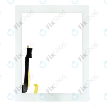 Οθόνη αφής με Home Button για iPad 3, iPad 4, Λευκό, White