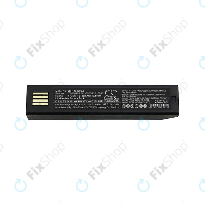 Battery για Honeywell 1202g, 1452G, 1472G, 1902GHD/GSR, 1911i, 1981i, 3820/i, 4620, 4820/i, 5620, 6320, 8675i, Xenon 3820/i, 4820/i, 5620, 6320 | 100000495 | S-L-0526-E | 013283 | 3400mAh | HQ
