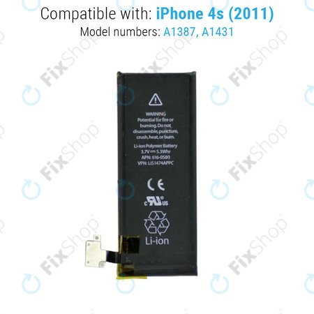 Μπαταρία για Apple iPhone 4S, 1430mAh