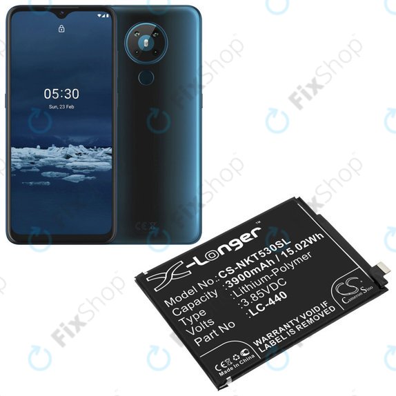 Μπαταρία για Nokia 5.3, 3900mAh, Li-Pol, 3.85 V, LC-440, HQ