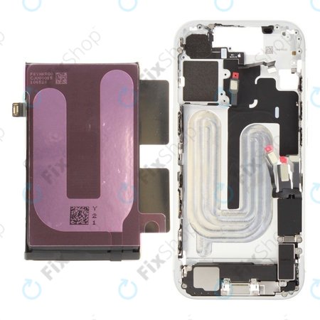 Μεσαίο πλαίσιο με μπαταρία για iPhone 17 | White | ZD076-00749 | Genuine Apple