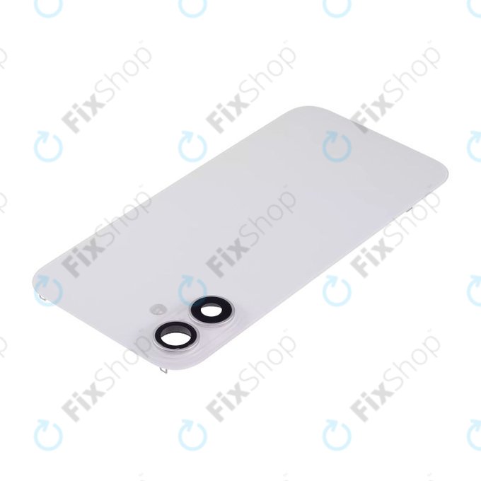 Πίσω Κάλυμμα Γυαλί + Φακός Κάμερας + Μεταλλική Πλάκα + Μαγνήτες Magsafe για iPhone 16 Plus | Λευκό | White