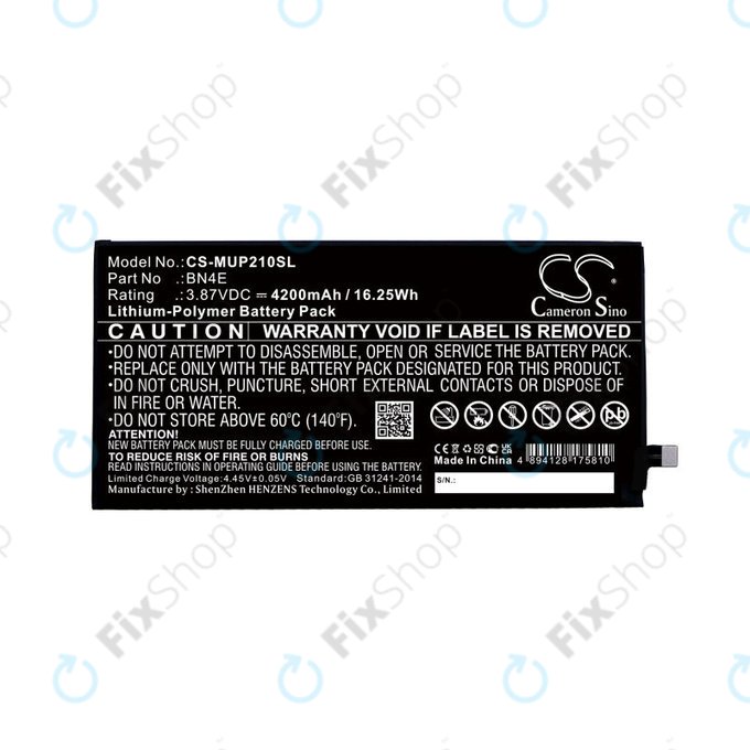 Μπαταρία για Xiaomi Mi Pad 5, BN4E, 4200mAh, HQ