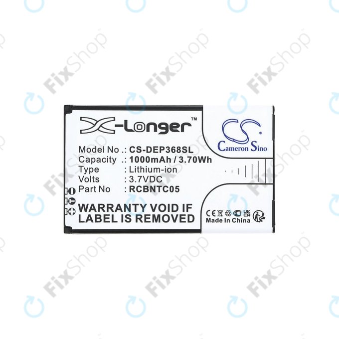 Μπαταρία για Doro Primo 368, 1000mAh, Li-Ion, 3.7V, RCBNTC05, HQ