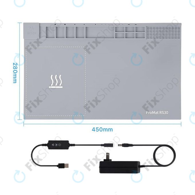 Θερμαντική Πλακέτα - Διαχωριστής Οθόνης LCD για Refox ProMat RS30 - 45 x 28cm