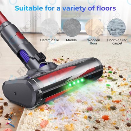 Κεφαλή Δαπέδου με Φως LED για Dyson V-series | Outsize