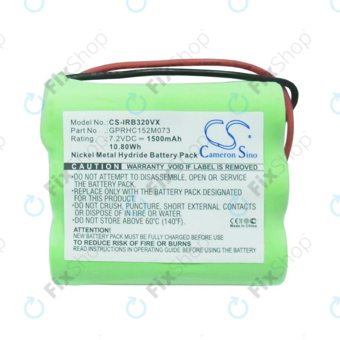 Battery για iRobot Braava 320 | 321 | GPRHC152M073 | 4408927 | 7.2V | 1500mAh | HQ