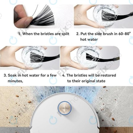 Πλαϊνή Βούρτσα για Xiaomi Dreame X50 Ultra | X40 Ultra | L40 Ultra | L40s Pro Ultra | Mova V50 Ultra | P60