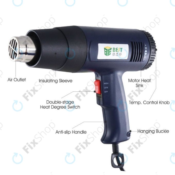 Πιστόλι Θερμότητας (3A) για Best BST-8016