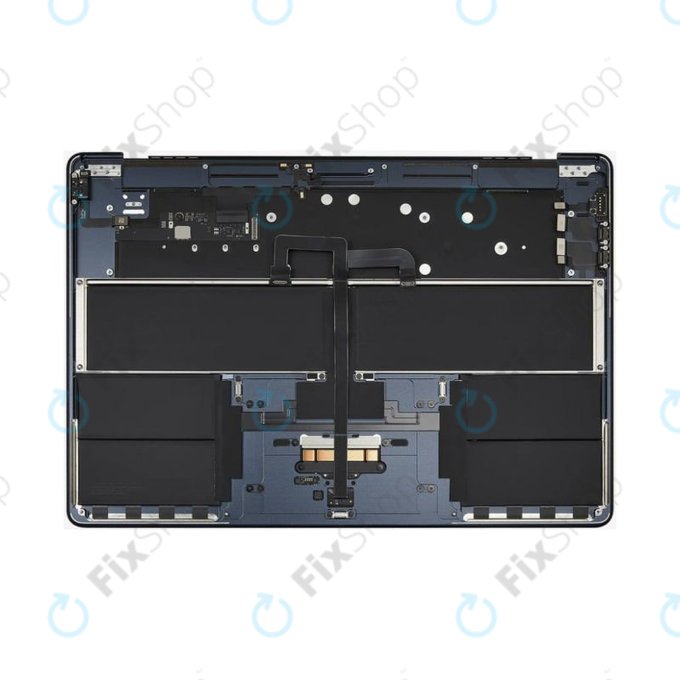 Άνω πλαίσιο πληκτρολογίου για MacBook Air 15", A3114 (2024), με πληκτρολόγιο US και μπαταρία, Midnight, 661-40269, Genuine Apple