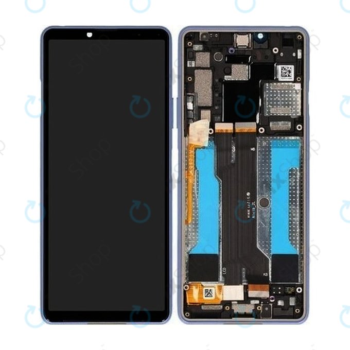 LCD Display Assembly για Sony Xperia 10 III | Μπλε, Blue | Service Pack