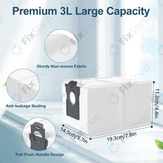 Σακούλα σκόνης, 2 τεμ. για Xiaomi Dreame X40 Ultra, X50 Ultra, L40s Pro Ultra, L40 Ultra, L10s Ultra Gen2, Mova E30 Ultra, Mova V50 Ultra, P60