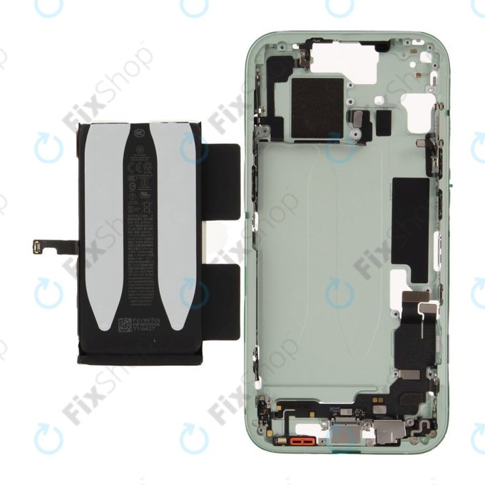 Μεσαίο πλαίσιο με μπαταρία για iPhone 15 | Green | ZD076-00673 | Genuine Apple