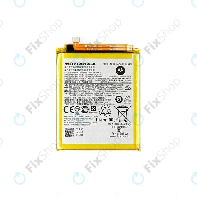 Battery για Motorola Moto E6i | E6 Play | E6s | E6s Plus | KS40 | 3000mAh | SB18C85292 | SB18C51766 | Service Pack