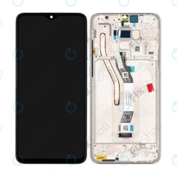 Συγκρότημα οθόνης για Xiaomi Redmi Note 8 Pro, Pearl White, Service Pack