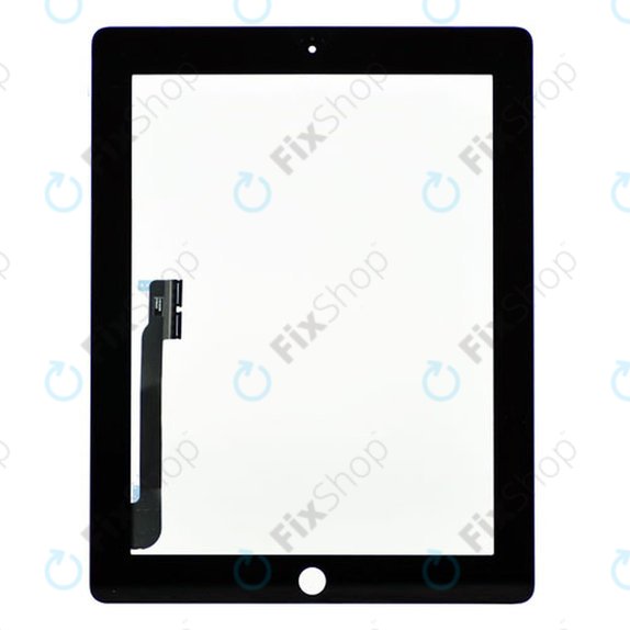 Οθόνη αφής για iPad 3, iPad 4, Μαύρο, Black