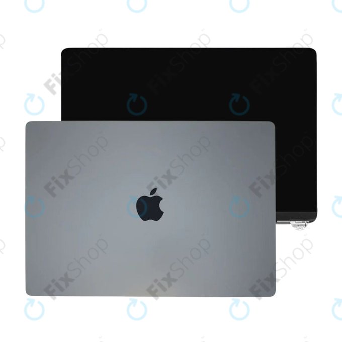Οθόνη LCD για MacBook Air 13", A3113 (2024), με μπροστινό γυαλί και κάλυμμα, Space Gray, 661-40278, Genuine Apple