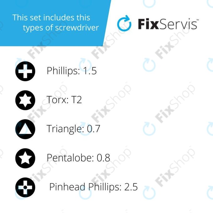 Μαγνητικό Κατσαβίδι Ακριβείας για Smartphones 5in1 για LJL 129-5