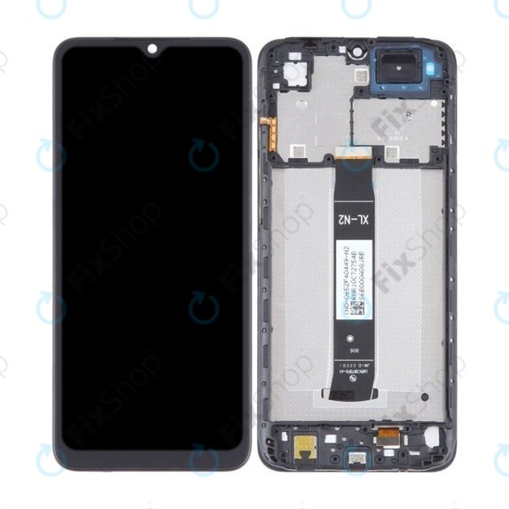 Συγκρότημα οθόνης για Xiaomi Redmi A2, Onyx Black, Aftermarket