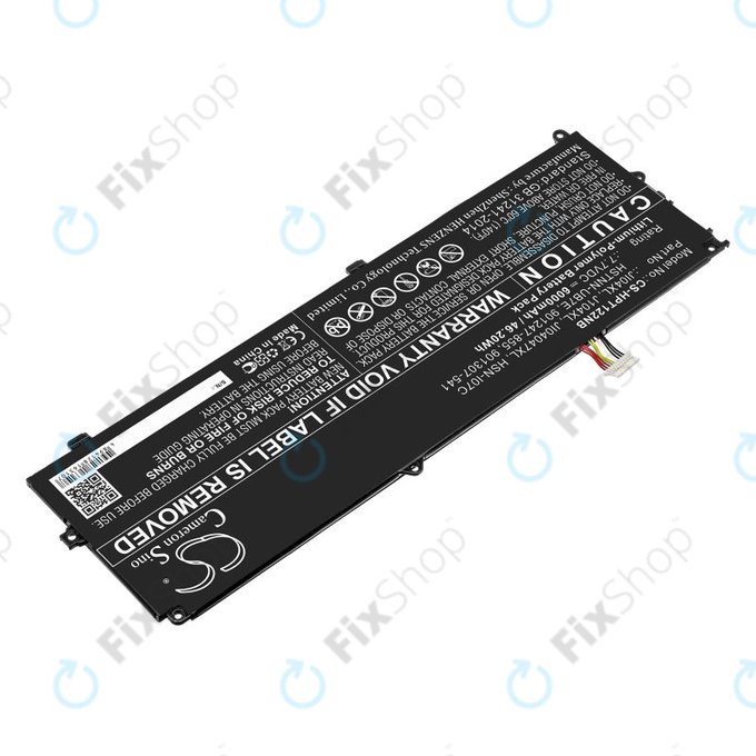 Μπαταρία για HP Elite X2 1012 G2, 6000mAh, Li-Pol, 7.7V, JI04XL, HQ