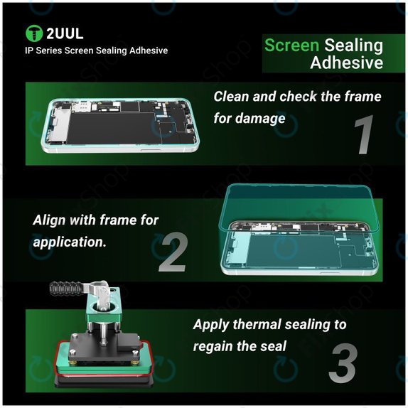 Ταινία Συγκόλλησης Στεγανοποίησης Οθόνης για iPhone 16 Pro, 2UUL SA16P, (5τμχ)