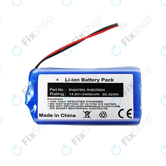 Μπαταρία για Shark Clean RV2600WA, RV2600WD, RV2600WS, RVBAT850, 14.8V, 3400mAh