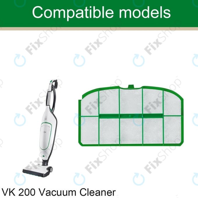 Φίλτρο Σκόνης για Vorwerk Kobold VK200
