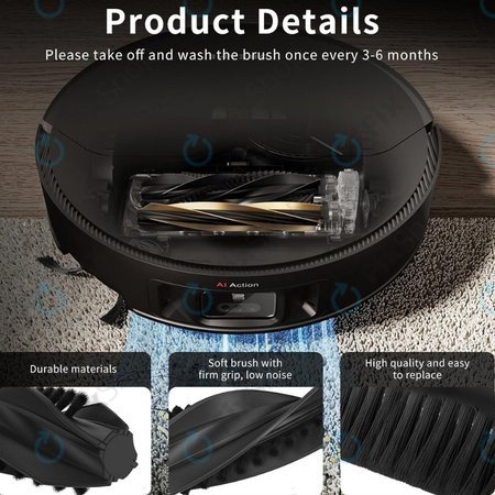 Ρολά Βούρτσας για Xiaomi Dreame X50 Ultra | L40s Pro Ultra | Mova V50 Ultra | P60