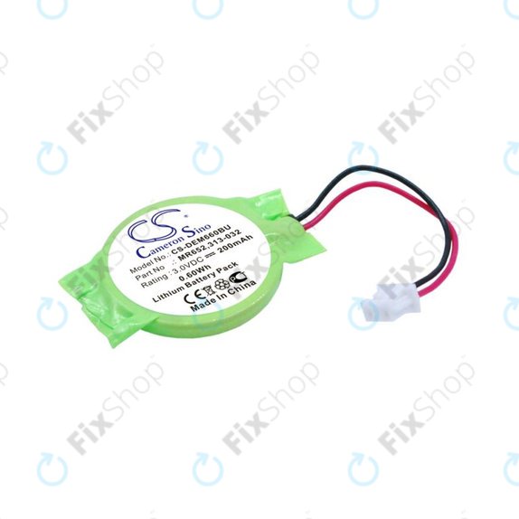 Εφεδρική μπαταρία για Dell Latitude E6320, 200mAh, Lithium, 3V, 077-A00, HQ