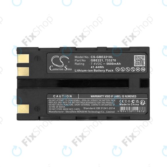 Μπαταρία για Geomax Stonex R6, Zoom 35, 5600mAh, Li-Ion, 7.4V, ZBA200, HQ